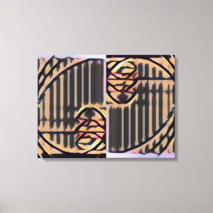 FIB 369   Closed Shutters, Fibonacci Canvas Print