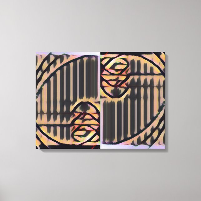 FIB 369 | Closed Shutters, Fibonacci Canvas Print (Front)