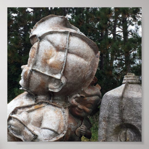 fiberglass graveyard big boy and milk carton poster