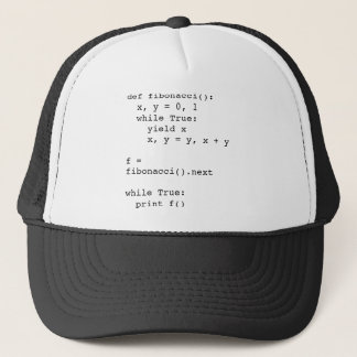 Fibonacci dans le python - casquette