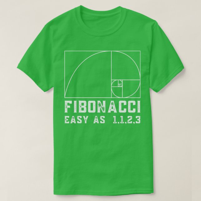 Fibonacci Day Easy As 1123  Funny for Math Teacher T-Shirt (Design Front)