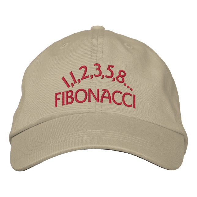 Fibonacci Embroidered Hat (Front)