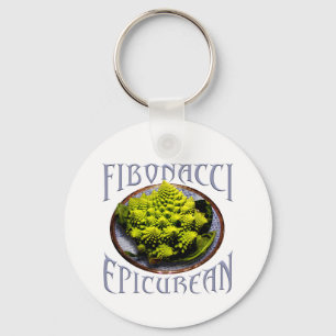 Fibonacci Epicurean Keychain