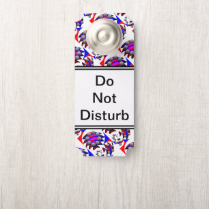 Fibonacci 'Fish Chequered' by Kenneth Yoncich Door Hanger