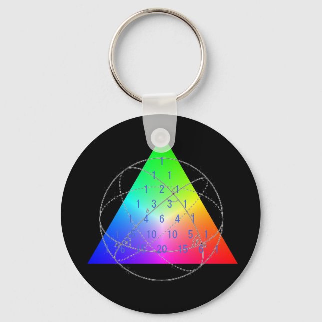 Fibonacci numberキーホルダー keychain (Front)