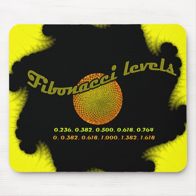 Fibonacci numbers for trader mouse pad (Front)