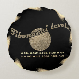 Fibonacci numbers for trader round pillow