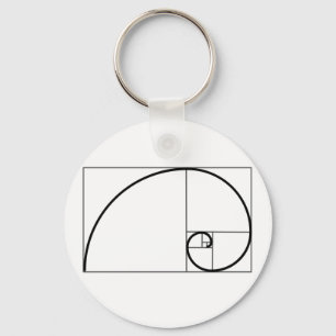 Fibonacci Ratio Keychain
