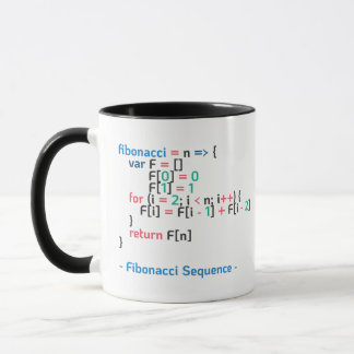 Fibonacci Sequence Function | Code Snippet Mug