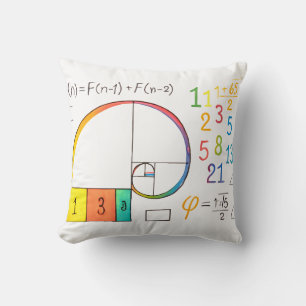 Fibonacci Sequence Math Pillow