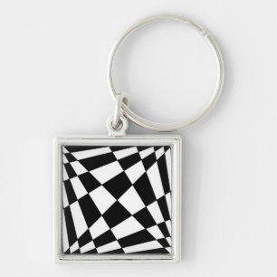 Fibonacci Squares Keychain - 1x1