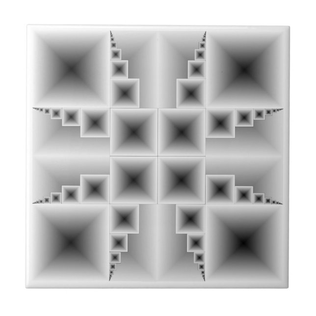 Fibonacci Squares Tile (Front)