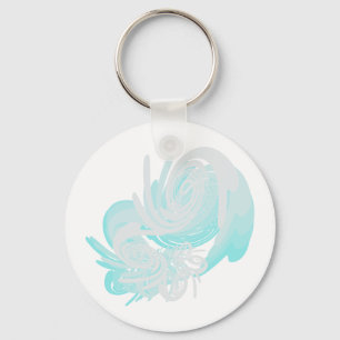 Fibonacci Waves Keychain