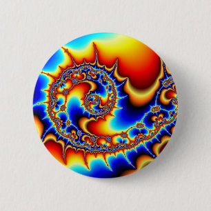 Fibonaccispikeral 2 Inch Round Button