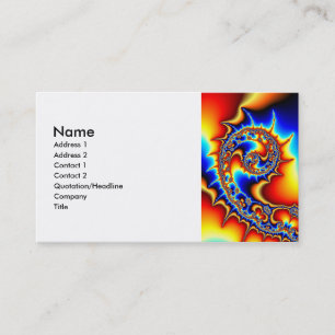 Fibonaccispikeral Business Card