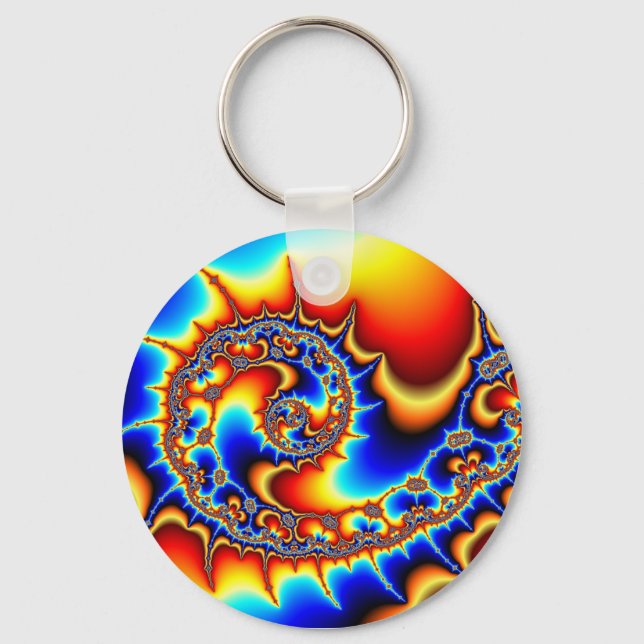 Fibonaccispikeral Keychain (Front)