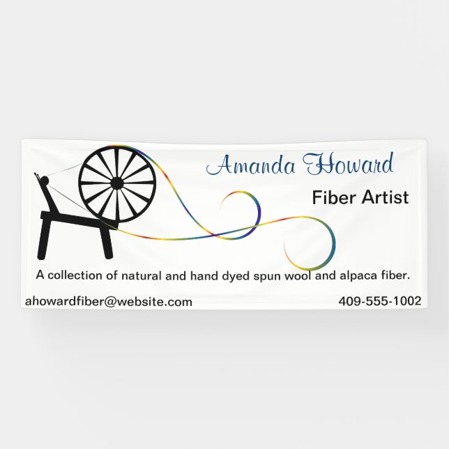 Fibre Artist Craft Show Banner (Horizontal)