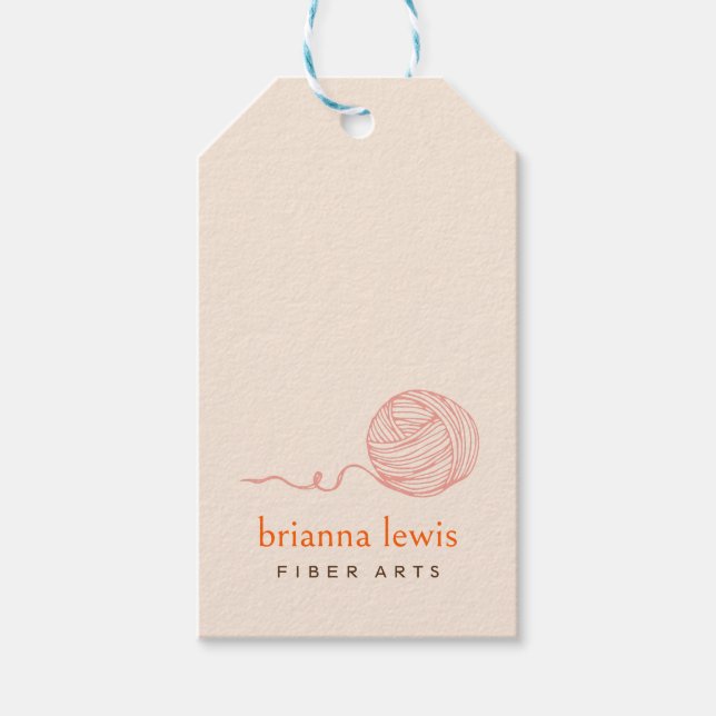 Fibre Artist Modern Yarn Product Tag  (Front)
