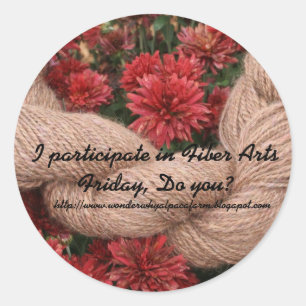 Fibre Arts Friday Sticker