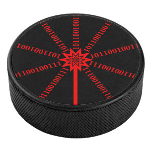 Fibre Optic Data Burst Hockey Puck