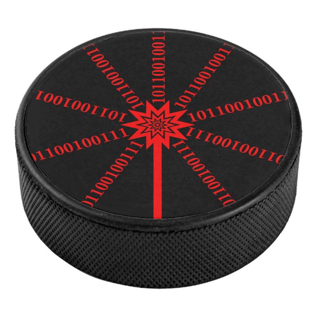 Fibre Optic Data Burst Hockey Puck (3/4)
