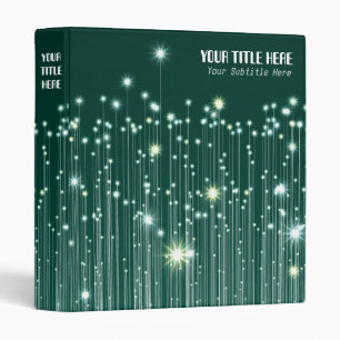 Fibre Optic Universe (1in) Binder