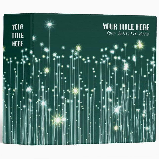 Fibre Optic Universe (2in) Binder (Front/Spine)