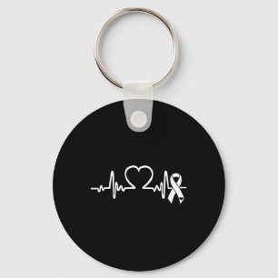 Fibrillation American Heart Disease Awareness  Keychain