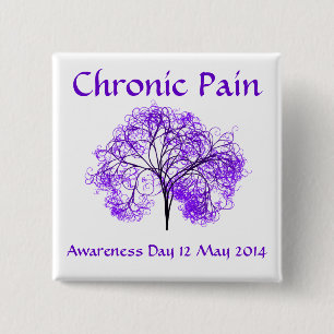 Fibro Awareness Day 2014 2 Inch Square Button