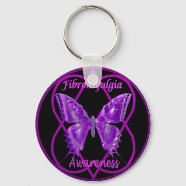 Fibro butterfly key chain (Front)