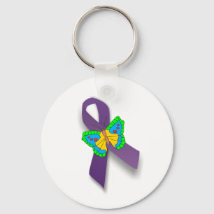 Fibro Ribbon Keychain