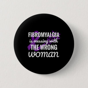 Fibro Warrior 1 2 Inch Round Button