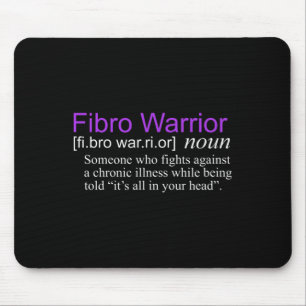 Fibro Warrior Fibromyalgia Awareness Mouse Pad