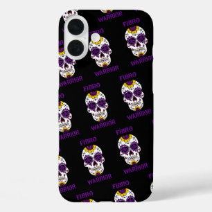 FIBRO WARRIOR sugar skull iPhone 16 Plus Case