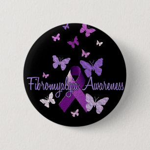 Fibromyalgia Awareness 2 Inch Round Button