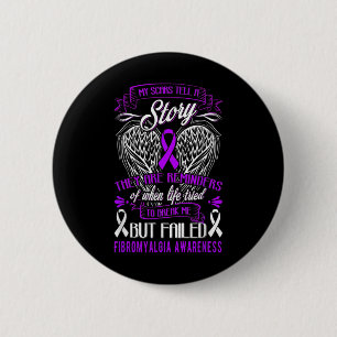 Fibromyalgia Awareness 3 2 Inch Round Button