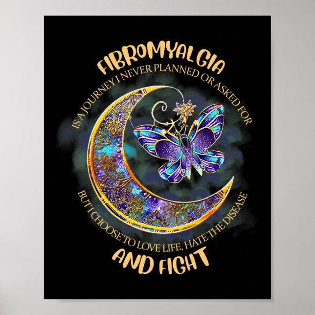 - Fibromyalgia Awareness 8  Poster (Front)