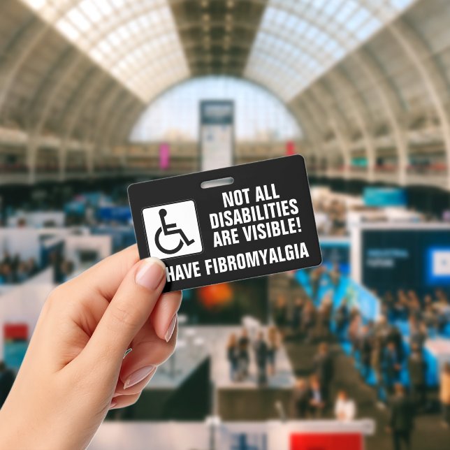 Fibromyalgia Awareness Badge (Conference)