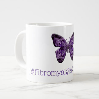 Fibromyalgia Awareness Butterfly (1700 - FMA) Large Coffee Mug