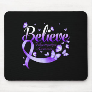 Fibromyalgia Awareness Butterfly 1 Mouse Pad