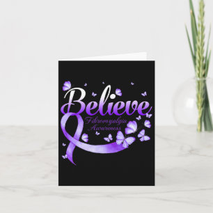 Fibromyalgia Awareness Butterfly  Card