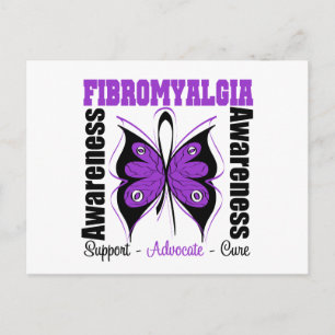 Fibromyalgia Awareness Butterfly Postcard