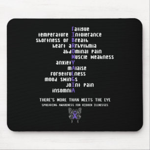 Fibromyalgia Awareness Chronic Illness Gift  Mouse Pad