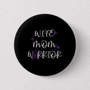 Fibromyalgia Awareness Fibro Warrior Invisible Ill 2 Inch Round Button