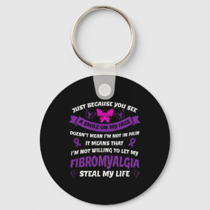 Fibromyalgia Awareness - Fibromyalgia Pain Awarene Keychain