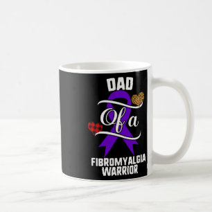 Fibromyalgia Awareness Leopard Buffalo Plaid Famil Coffee Mug