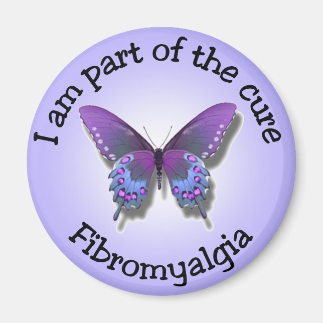 Fibromyalgia Awareness magnet (Front)