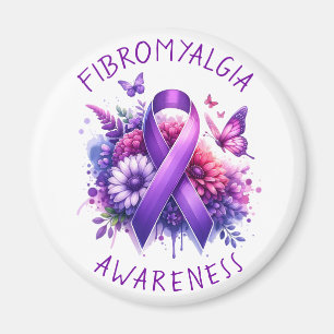 Fibromyalgia Awareness Ribbon Magnet
