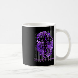 Fibromyalgia Awareness Supporter Warrior Sunflower Coffee Mug