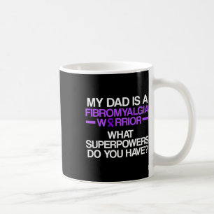 Fibromyalgia Awareness Survivor Dad Warrior 3  Coffee Mug